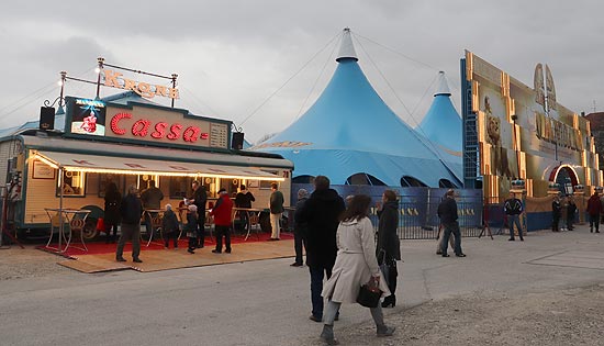 Circus Krone gastiert mit "Mandana" im Zirkuszelt auf der Theresienwiese seit 04.04.2019 (©Foto: Martin Schmitz)